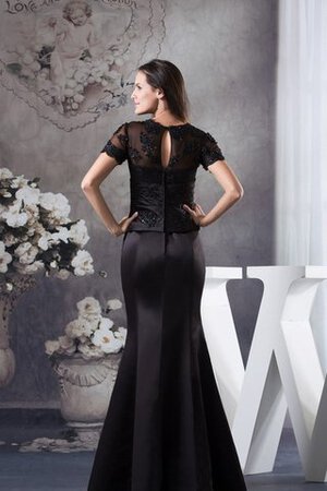 Robe de soirée de sirène decoration en fleur de col en v