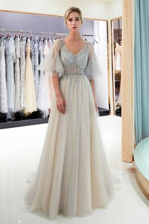 Robe de bal avec cristal de princesse splendide solennel romantique