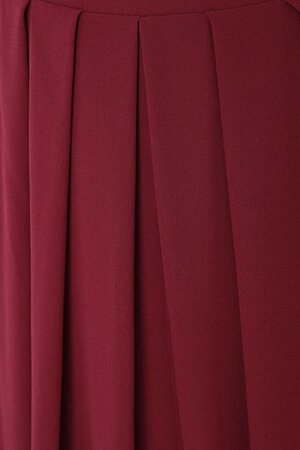 Robe demoiselle d'honneur longue facile avec sans manches avec chiffon