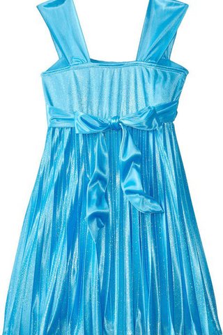 Robe cortège fille avec nœud fermeutre eclair avec sans manches ligne a textile taffetas