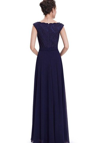 Robe demoiselle d'honneur facile elégant avec zip col u profond avec chiffon