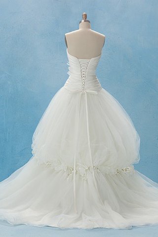 Robe de mariée humble longue de traîne courte a salle intérieure pendant