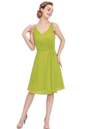 Robe de cocktail facile ruché avec fronce en chiffon fermeutre eclair