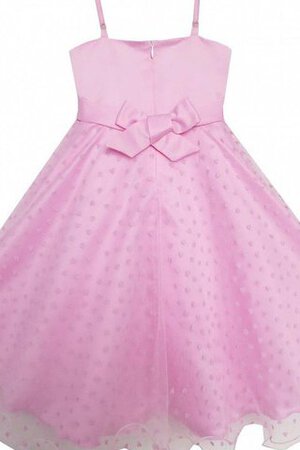 Robe cortège fille manche nulle textile taffetas jusqu'au mollet fermeutre eclair ligne a