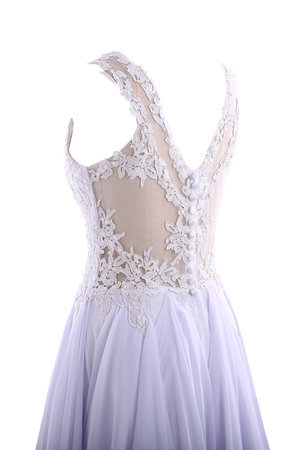 Robe de mariée romantique brillant lache textile en tulle avec cristal