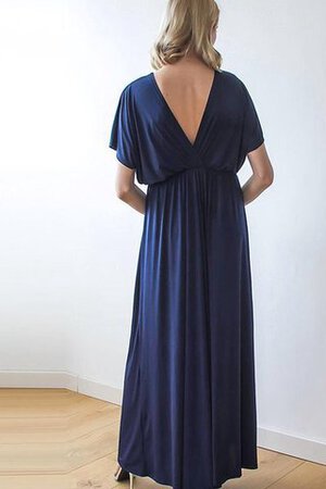 Robe demoiselle d'honneur plissage facile ceinture en étoffe longueur à cheville ligne a