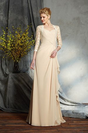 Robe mère de mariée naturel longue de traîne courte de princesse fermeutre eclair