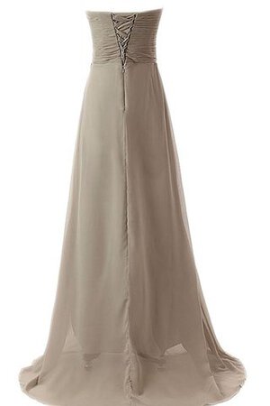 Robe demoiselle d'honneur moderne plissage jusqu'au sol fermeutre eclair avec chiffon