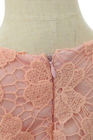 Robe cortège fille naturel bref avec fleurs avec manche épeules enveloppants ligne a