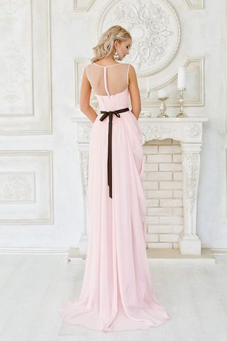 Robe de bal en forme avec manche courte de lotus avec manche épeules enveloppants avec perle