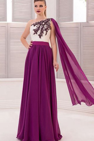 Robe de bal decoration en fleur avec chiffon manche nulle fermeutre eclair jusqu'au sol