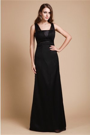 Robe de soirée longue ceinture en chiffon avec ruban jusqu'au sol