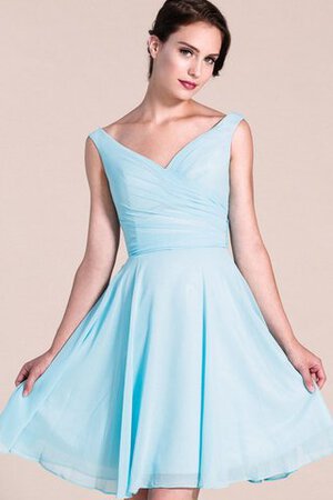 Robe demoiselle d'honneur plissage epaule nue avec nœud fermeutre eclair en chiffon