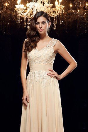 Robe mère de mariée longue de princesse a-ligne avec chiffon grandes bretelles