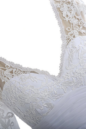 Robe de mariée sexy en chiffon lache en arc-en-ciel avec manche longue