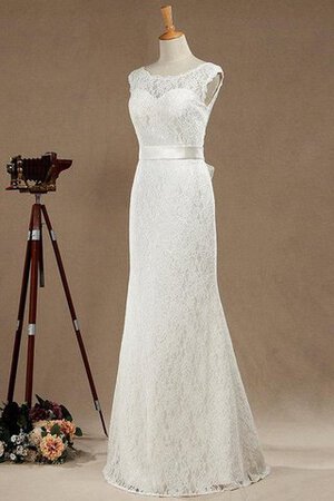 Robe de mariée elégant modeste attirent avec manche épeules enveloppants en dentelle