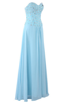 Robe de bal vintage plissage avec cristal avec chiffon a-ligne