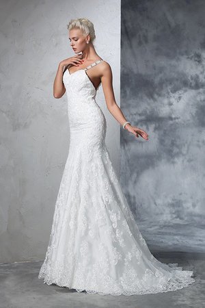 Robe de mariée longue naturel fermeutre eclair de sirène manche nulle