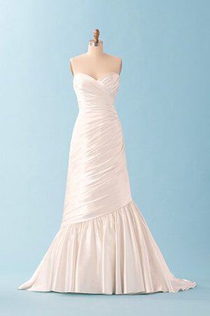 Robe de mariée longue facile naturel manche nulle col en forme de cœur