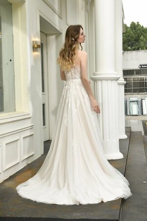 Robe de mariée fermeutre eclair avec décoration dentelle parfait de fourreau longue