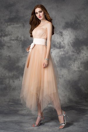 Robe fête de la rentrée longue de bustier manche nulle ligne a fermeutre eclair