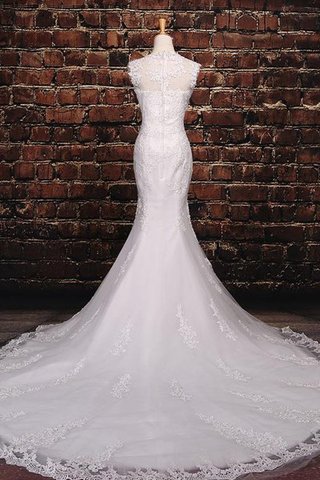 Robe de mariée naturel arrivée au mollet epaule nue encolure ronde avec perle