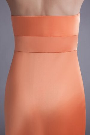 Robe de soirée longue de bustier ligne a manche nulle