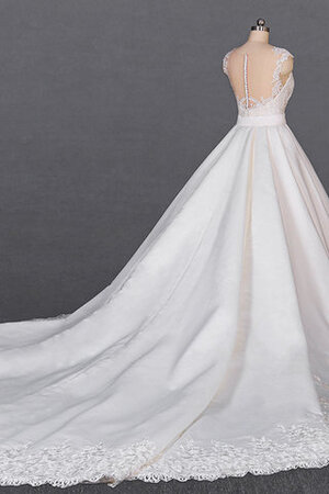 Robe de mariée fermeutre eclair splendide de sirène avec sans manches en satin