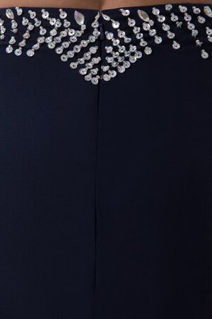 Robe de soirée de fourreau avec perle d'épaule asymétrique fendue frontale trou de serrure