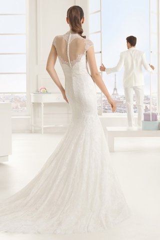 Robe de mariée facile derniere tendance sans empire avec manche courte elevé