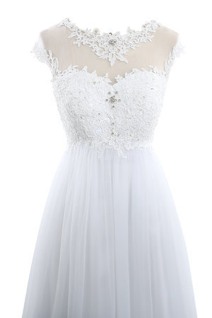 Robe de mariée formelle vintage facile attirent lache