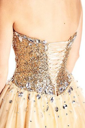 Robe de bal plissage cordon col en forme de cœur longueur au ras du sol de mode de bal