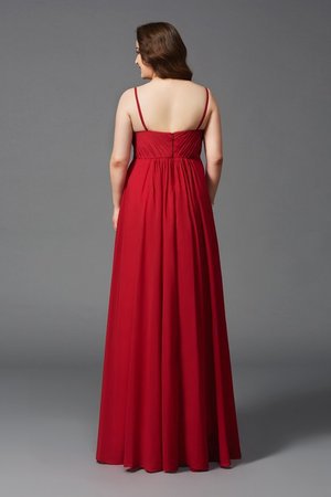 Robe de bal longue lache avec chiffon avec perle de tour de ceinture empire