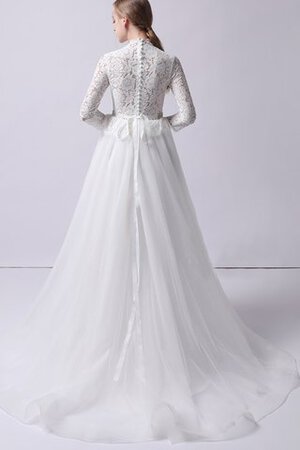 Robe de mariée textile en tulle a salle intérieure parfait avec zip longue