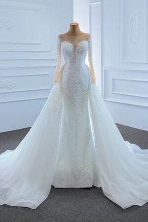 Robe de mariée magnifique cordon de sirène naturel longue