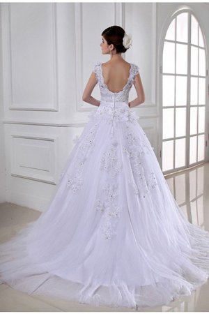 Robe de mariée de bustier de mode de bal fermeutre eclair textile en tulle en satin