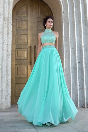 Robe de bal longue fermeutre eclair longueur au niveau de sol de princesse 2 pice