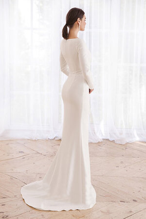 Robe de mariée en dentelle populaire de col carré elegante simple