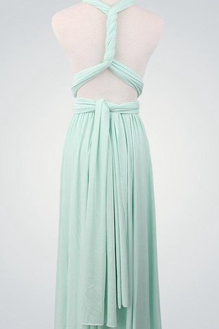 Robe demoiselle d'honneur avec chiffon ligne a dénudé au niveau de genou avec sans manches