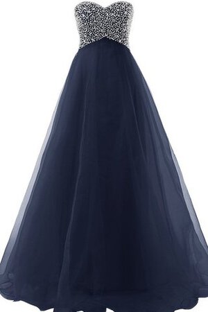 Robe demoiselle d'honneur eclaté avec lacets de lotus textile en tulle de col en cœur