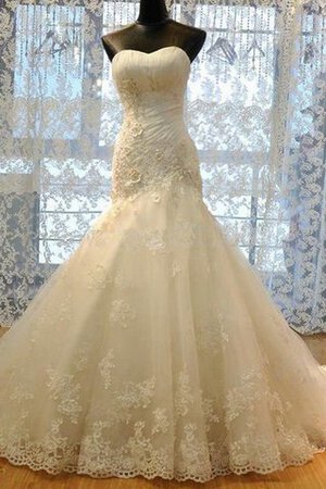 Robe de mariée longue en organza bandouliere spaghetti de lotus avec lacets