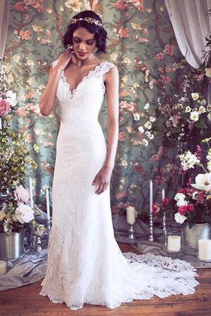 Robe de mariée plissage derniere tendance luxueux avec manche courte de sirène
