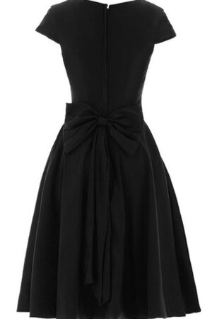 Robe de bal plissage facile avec zip au niveau de genou en chiffon