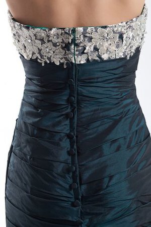 Robe de soirée de sirène ruché de bustier avec décoration dentelle