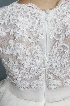 Robe de mariée moderne luxueux ligne a v encolure en tulle