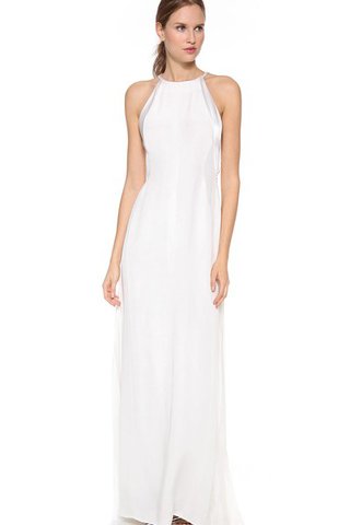 Robe de mariée simple plissage naturel fermeutre eclair collant