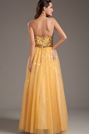 Robe de quinceanera brillant col en forme de cœur ligne a manche nulle textile taffetas