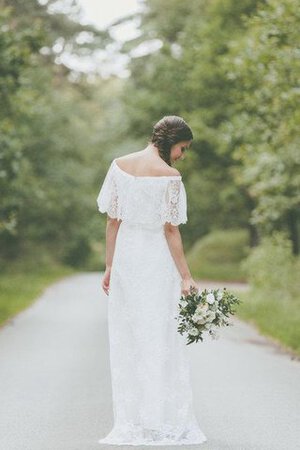 Robe de mariée vintage elégant facile ligne a avec zip