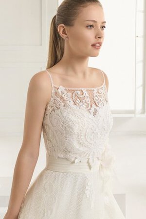 Robe de mariée femme branché romantique ligne a de traîne courte en tulle