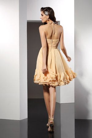 Robe de cocktail bref avec zip de tour de ceinture en haute de princesse ligne a